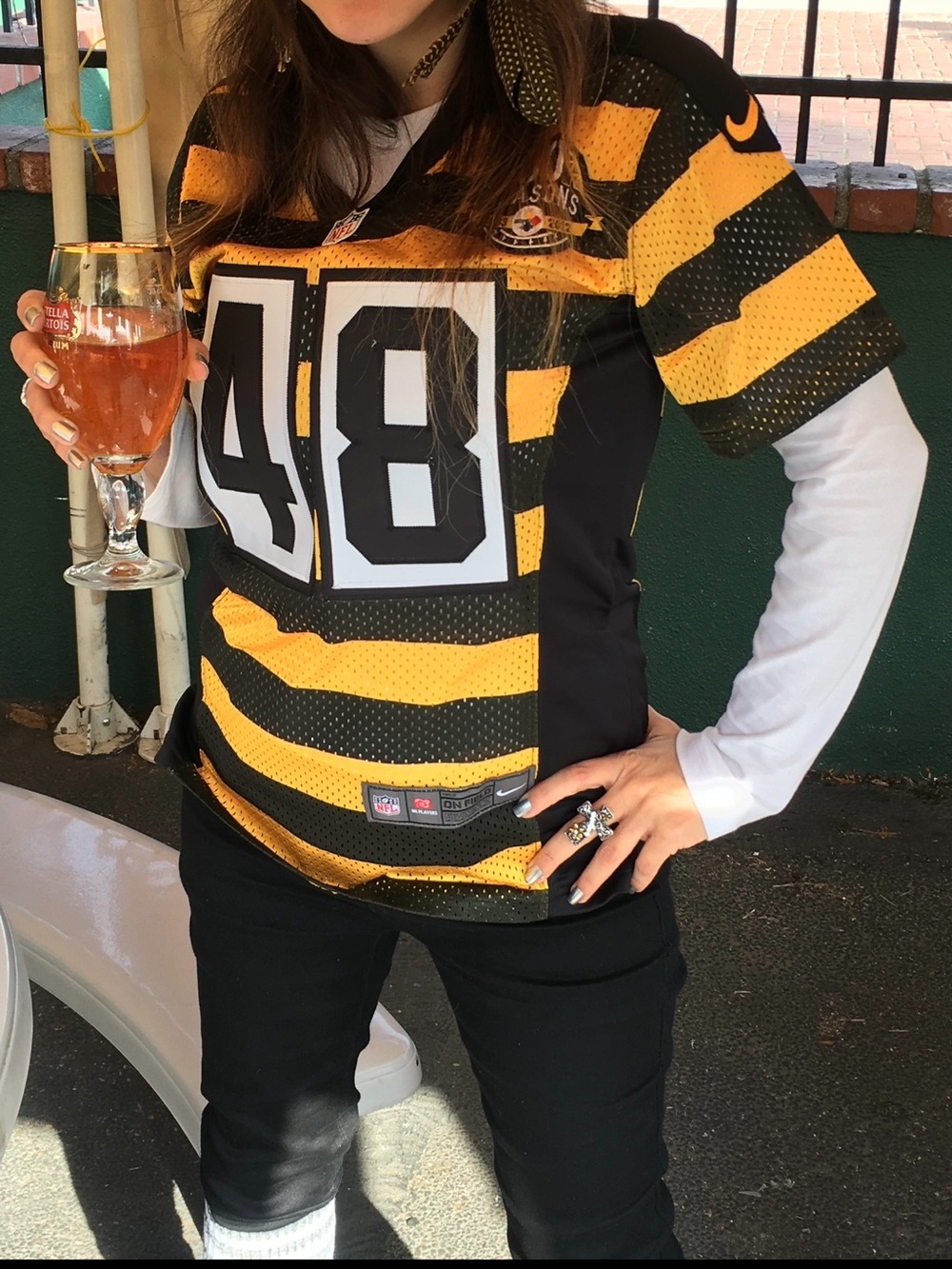 Nike Pittsburgh Steelers Bud Dupree #48 "Bumblebee" Throwback Jersey - Medium